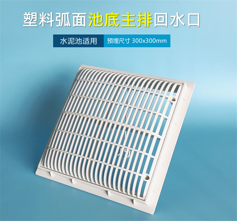 弧面排水口